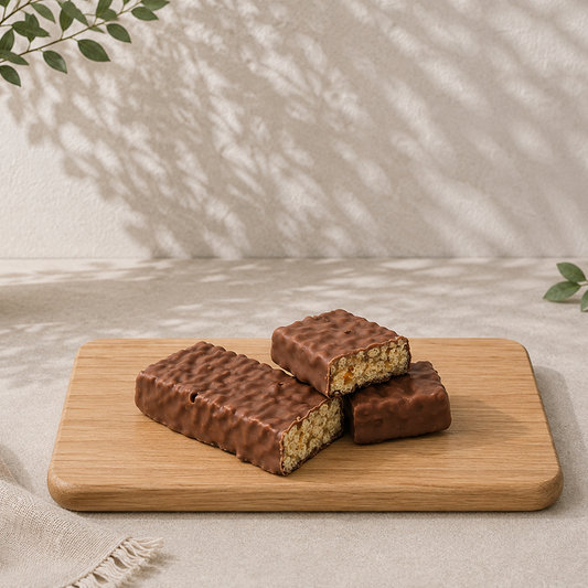 Barra de chocolate crocante com coco (por 6)