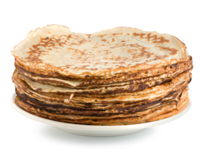 Pannenkoek met appel en karamel (per 5)